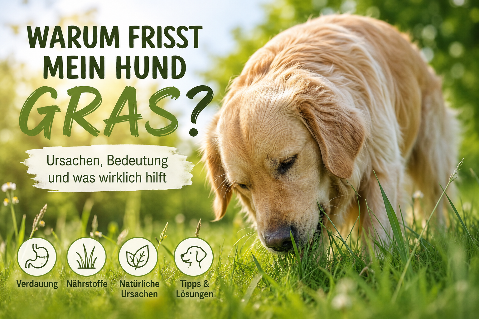 Warum frisst mein Hund Gras? Ursachen, Bedeutung und was wirklich hilft