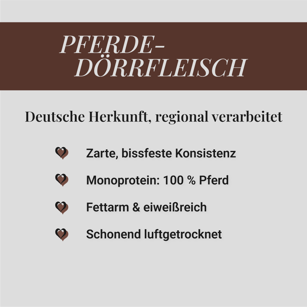Pferdedörrfleisch, 500g