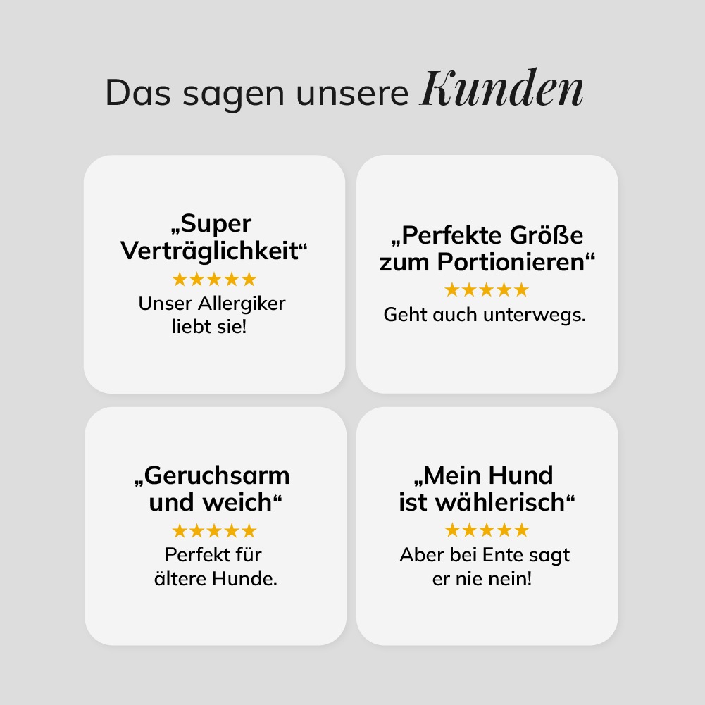 Fleischstreifen Ente, 500g