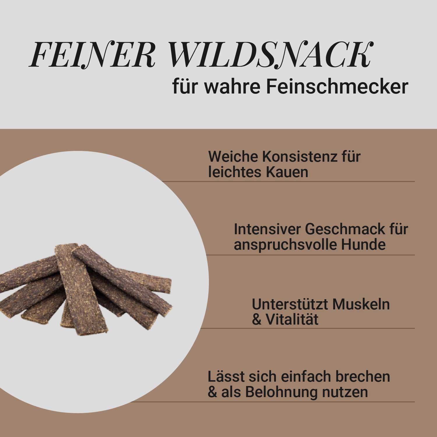 Fleischstreifen Fasan, 500g