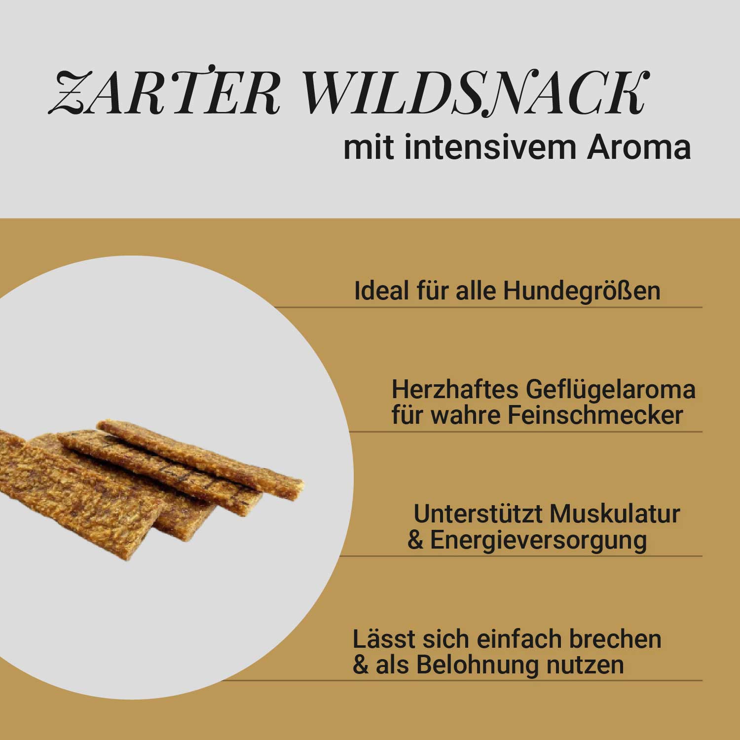 Fleischstreifen Gans, 500g