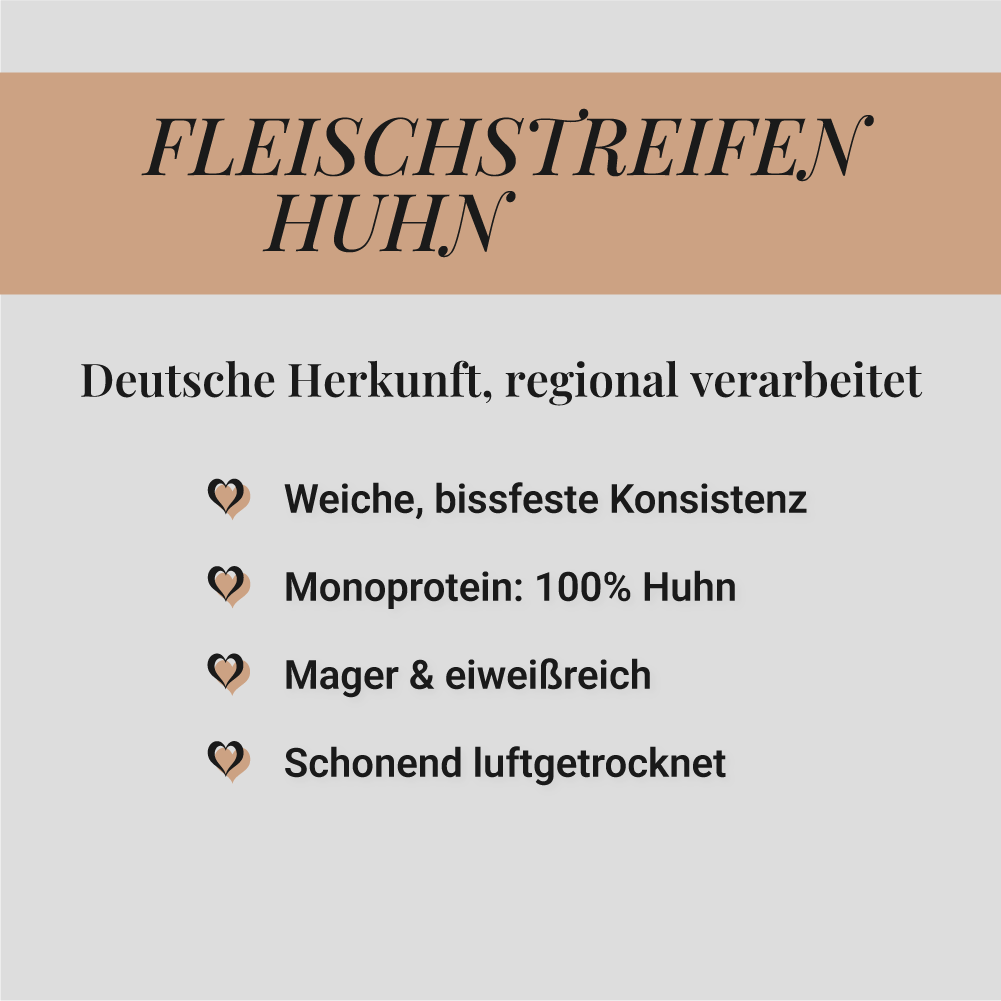 Fleischstreifen Huhn, 500g