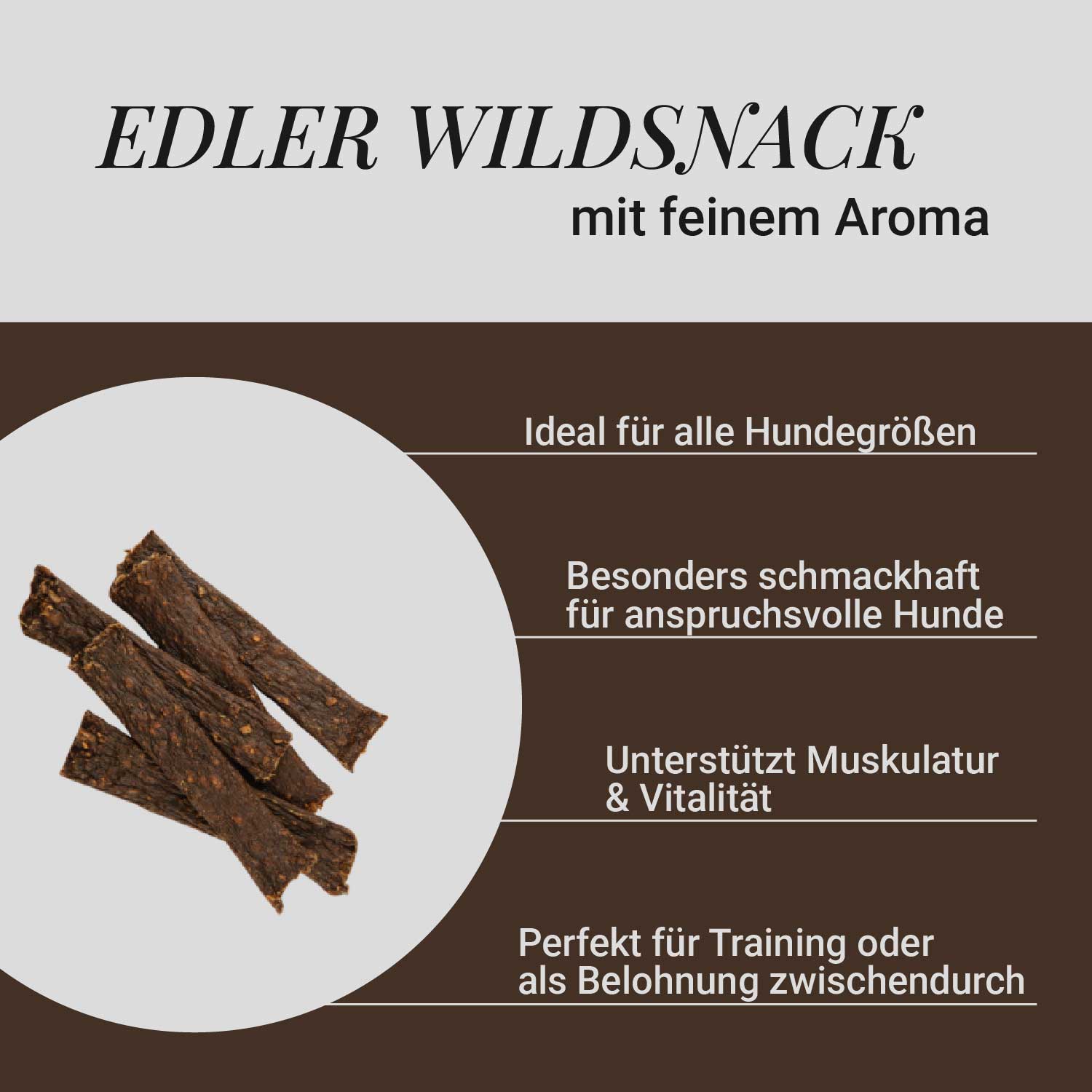 Fleischstreifen Reh, 500g