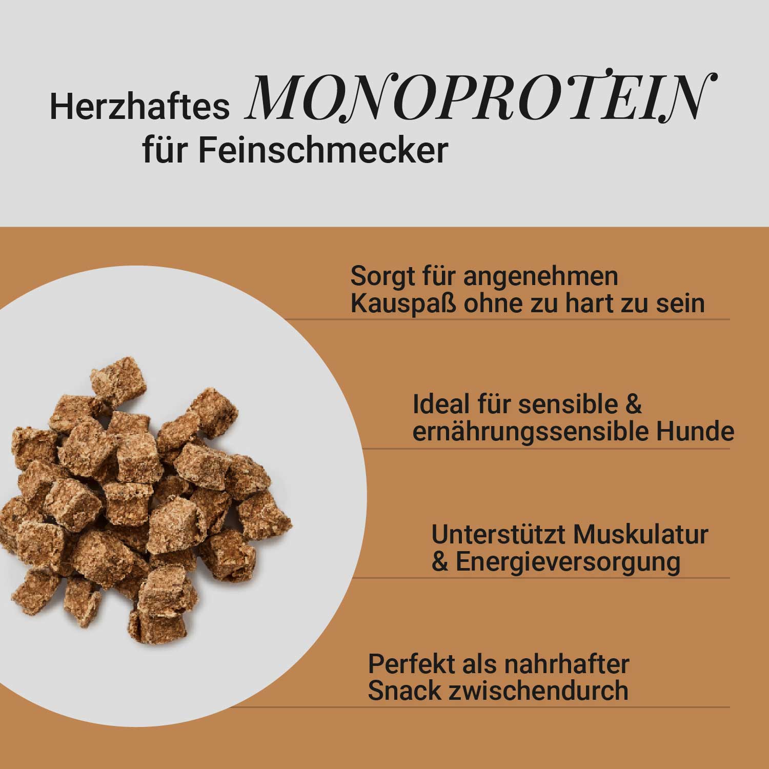 Fleischwürfel Ente, 500g