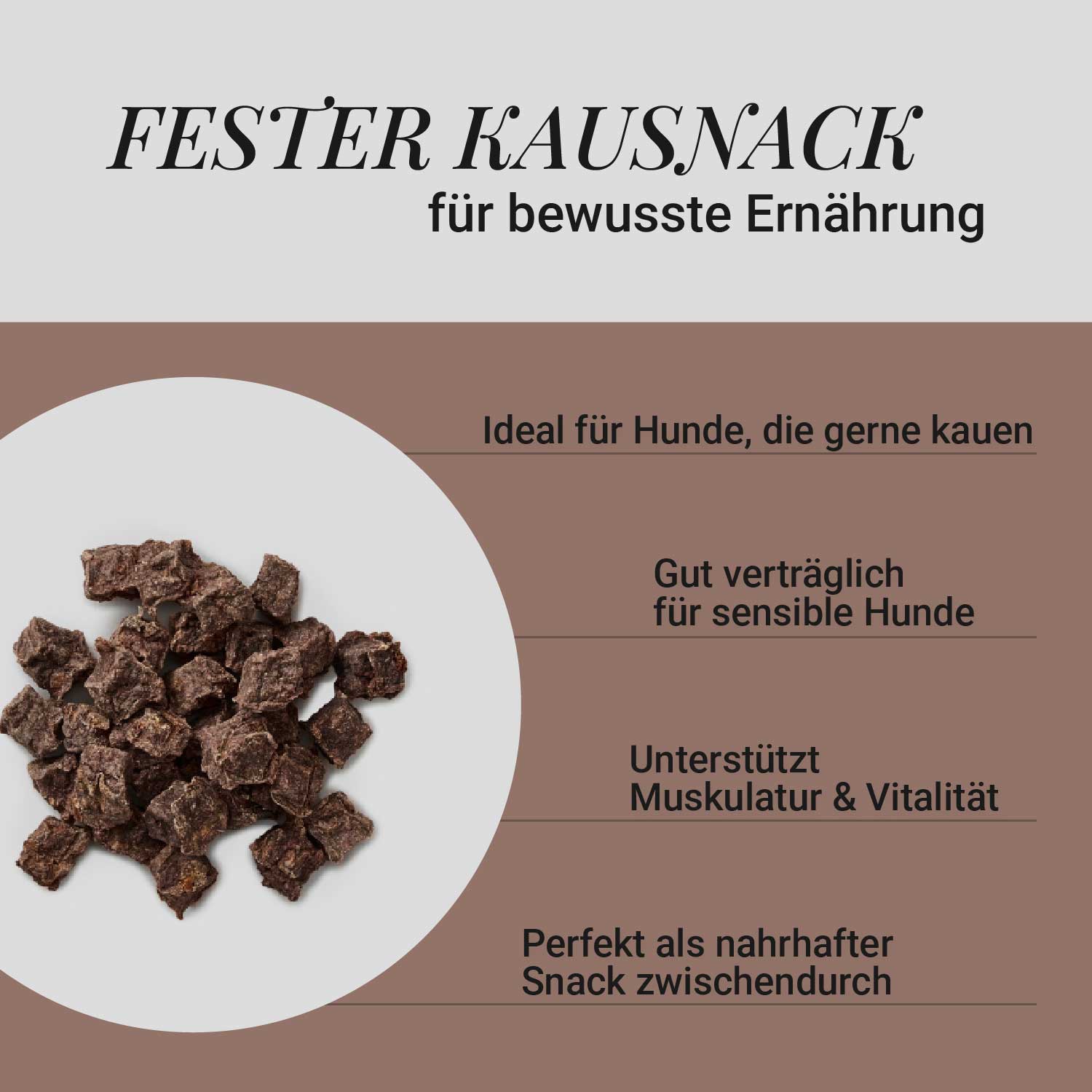 Fleischwürfel Ziege, 500g
