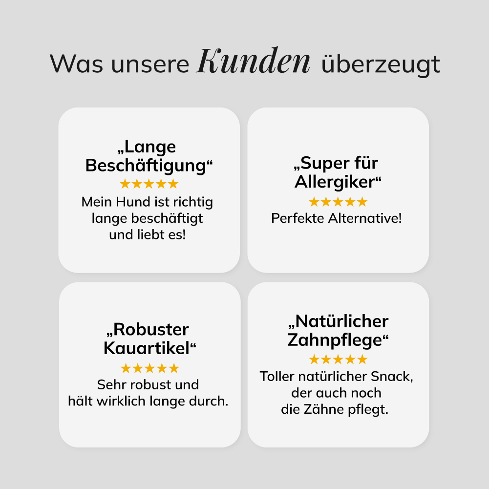 Ziegenfüße natur, 5 Stück