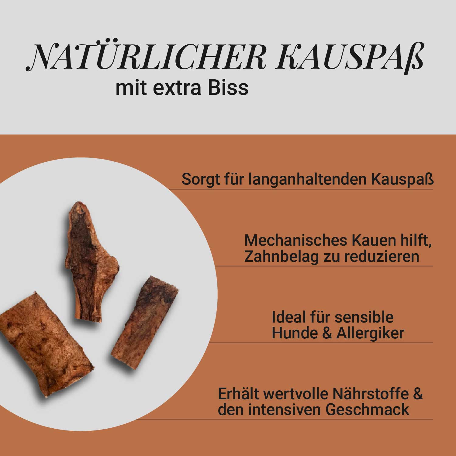 Hirschhaut, 500g