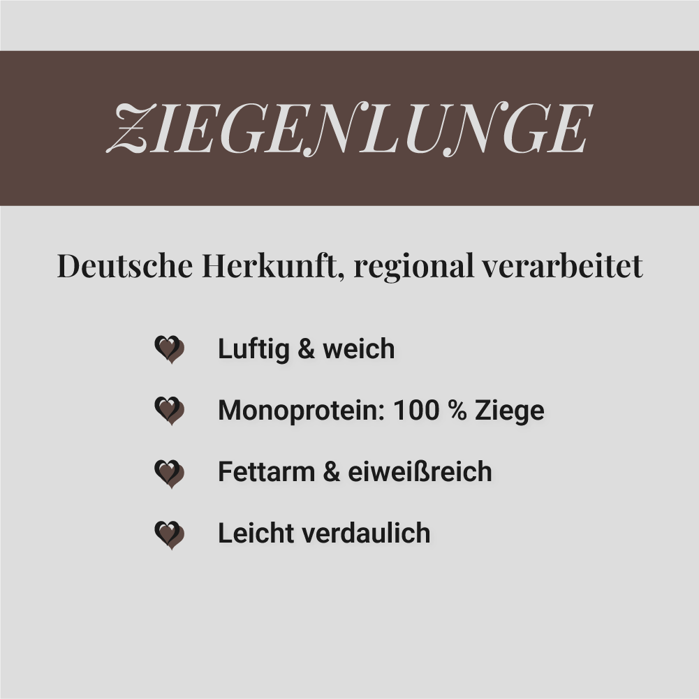 Ziegenlunge, 500g