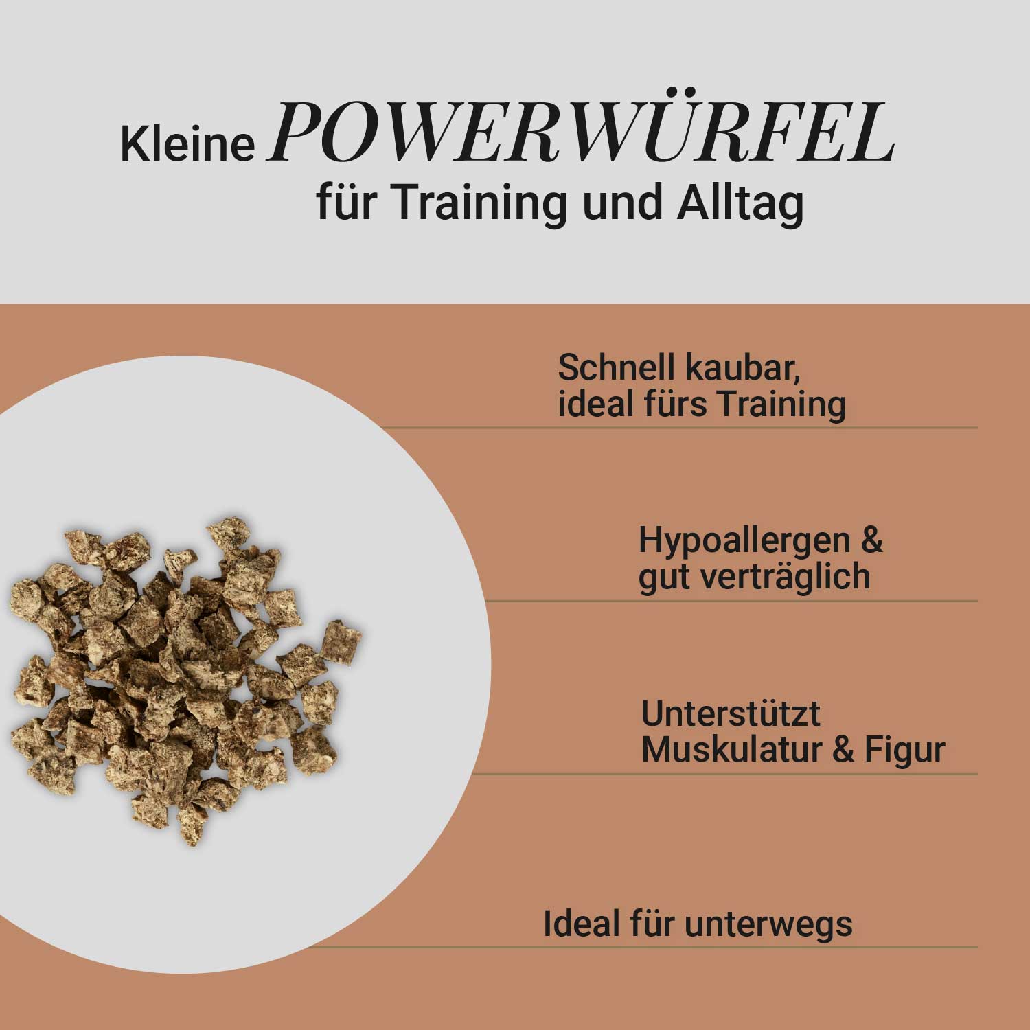 Mini-Würfel Ente, 500g