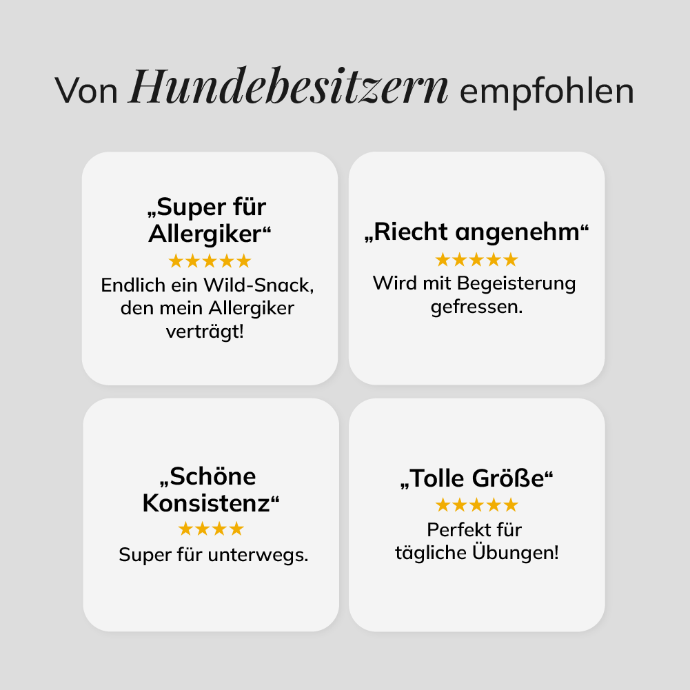 Mini-Würfel Hirsch, 500g