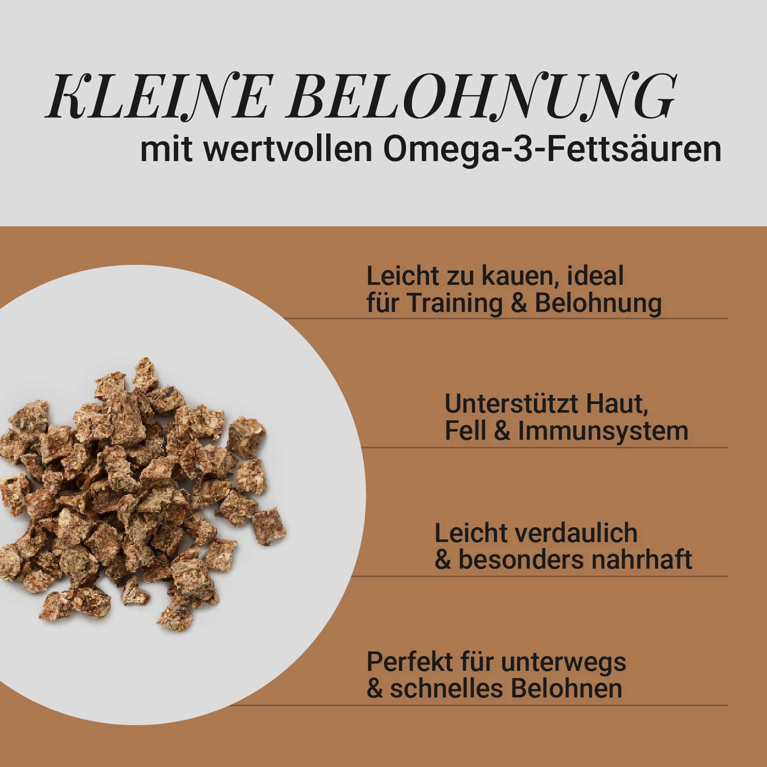 Mini-Würfel Lachs, 500g