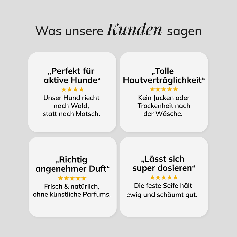 Hundeseife Waldkiefer, 100g