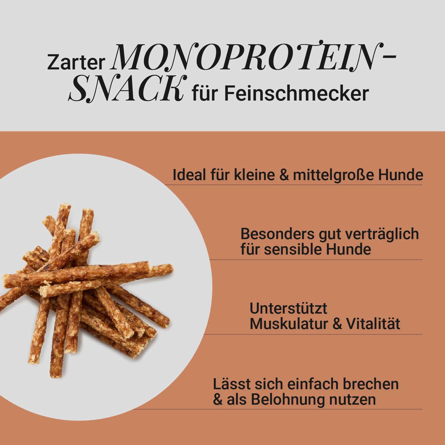 Kaninchenfleisch Sticks, 500g