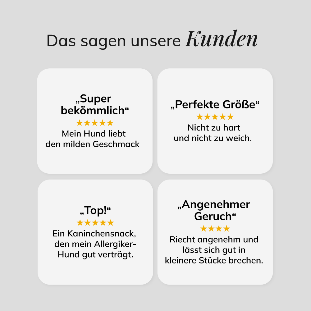 Kaninchenfleisch Sticks, 500g