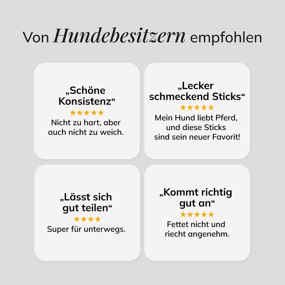 Pferdefleisch Sticks, 500g