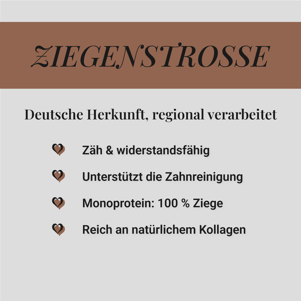 Ziegenstrosse, 500g