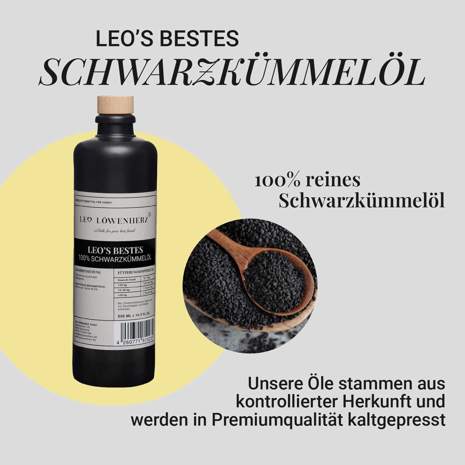 Dreierlei Premium-Öle