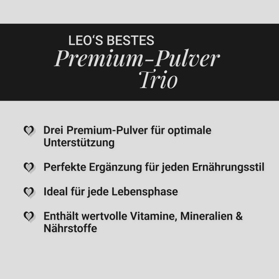 Premium-Pulver Trio