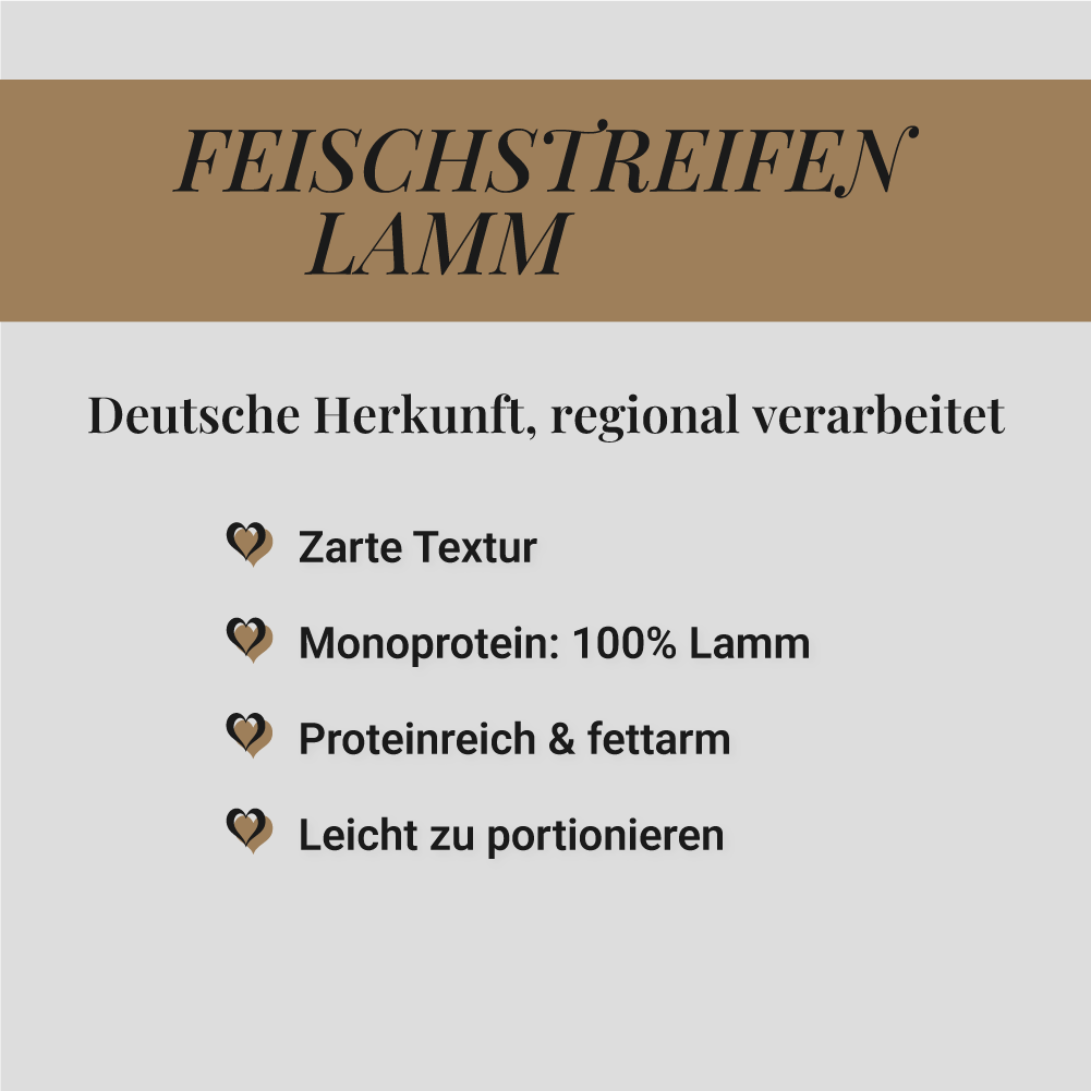 Fleischstreifen Lamm, 500g