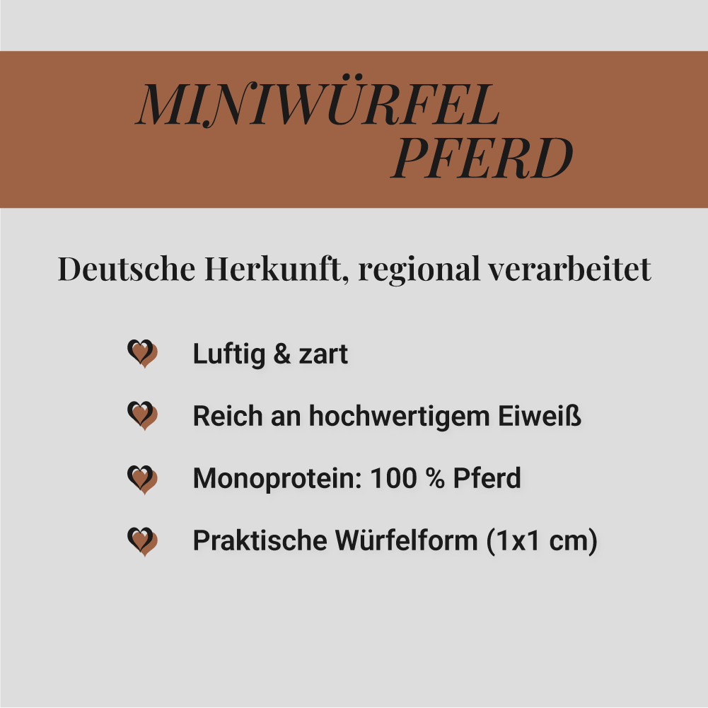 Mini-Würfel Pferd, 700g