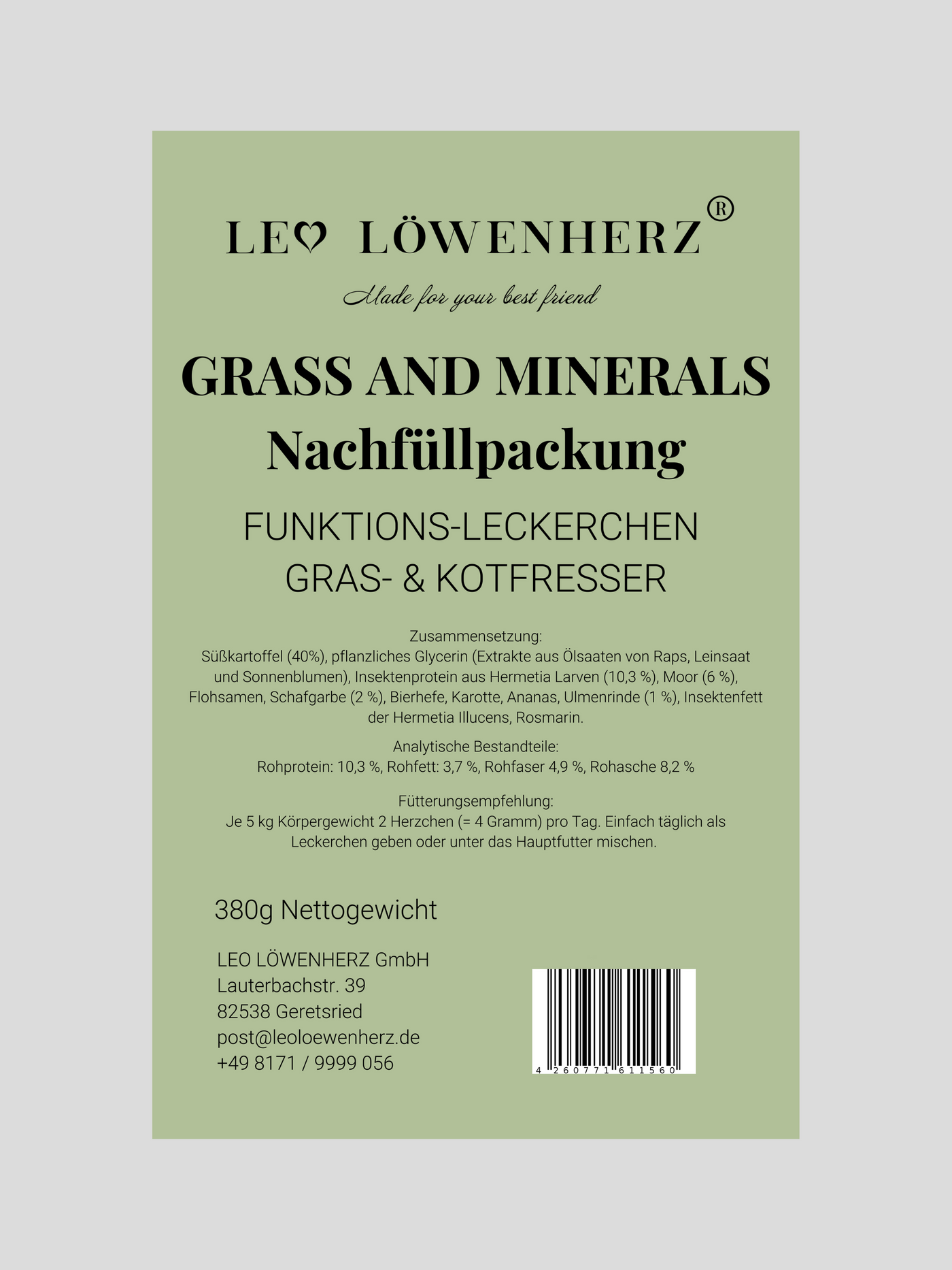 Gras- & Kot-Leckerli GRASS AND MINERALS