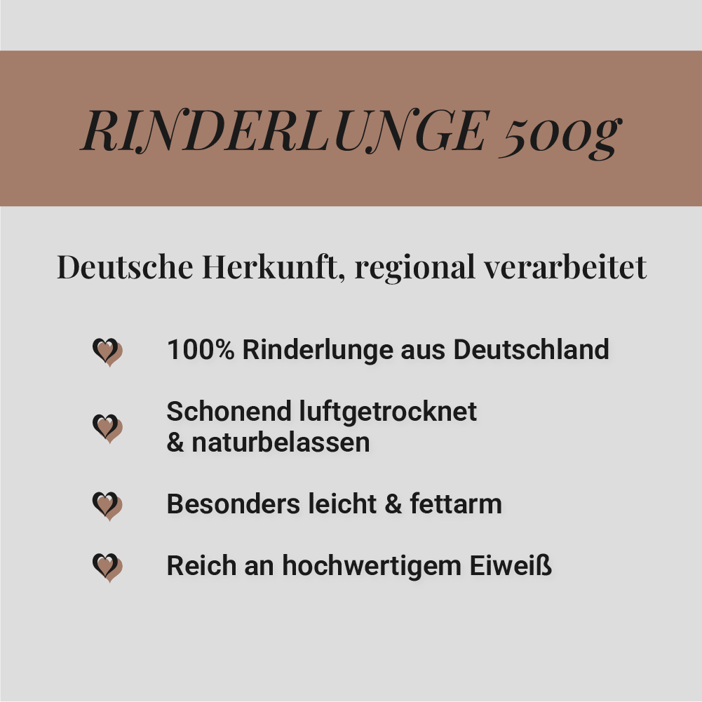 Rinderlunge, 500g